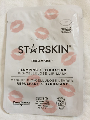3 x Starskin Dreamkiss Plumping & Hydrating Bio Cellulose Lip Mask 5 g