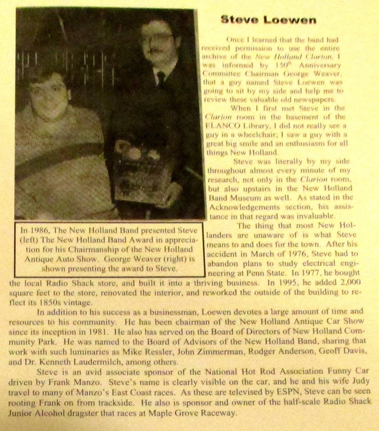 2006 Serenades, Parades and Concerts by William H. Rehrig SIGNED Hardcover Book