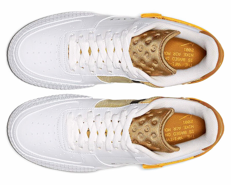 Size 10.5 - Nike Air Force 1 Type Gold Suede for sale online | eBay