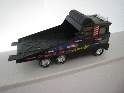 NYLINT Blechspielzeug Abschleppwagen Tow Truck schwarz 1:30 Motor u. Hupe