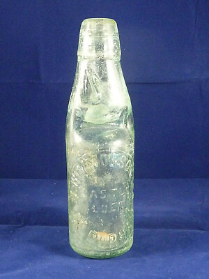 Antique Mineral Water Bottle with Gasket and Glass Globe, Castle Eden, Durham