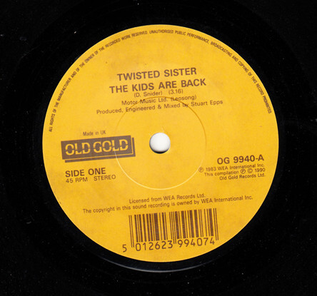 Twisted Sister - The Kids Are Back - Gebrauchte Vinyl-Schallplatte 7 - J5829z - Bild 1 von 1