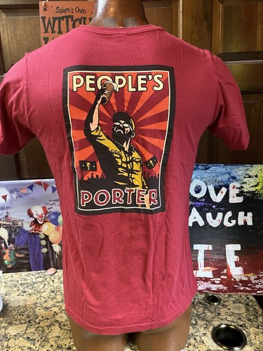 Foothills Brewing Winston-Salem NC People's Porter Craft Beer T-Shirt Medium rot - Bild 7 von 9