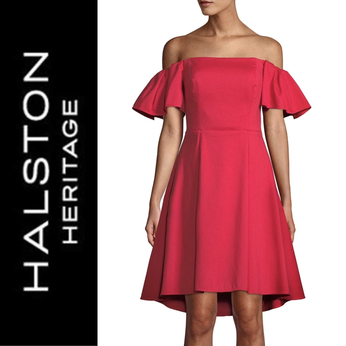 halston heritage dress