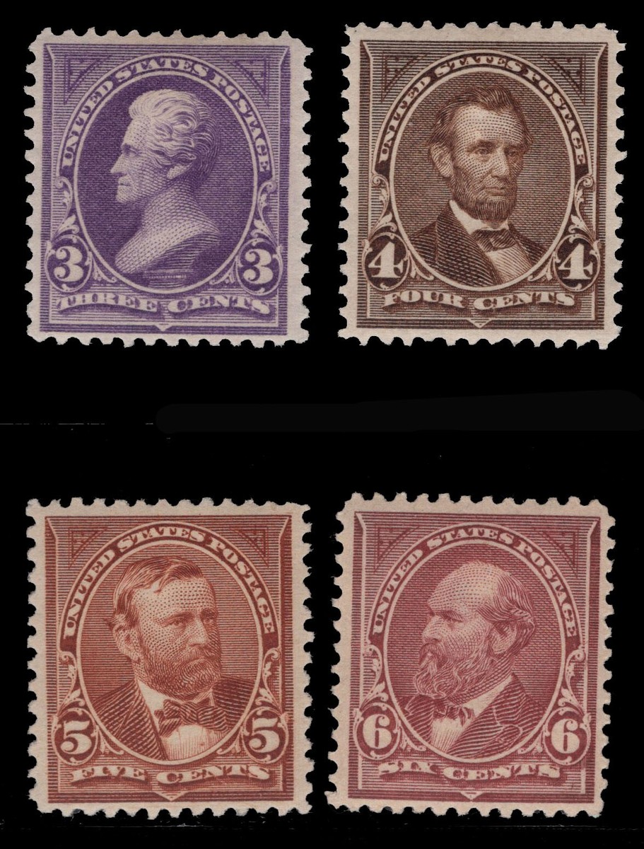 MOMEN: US STAMPS #253-256 MINT OG H VF LOT #85240* | eBay
