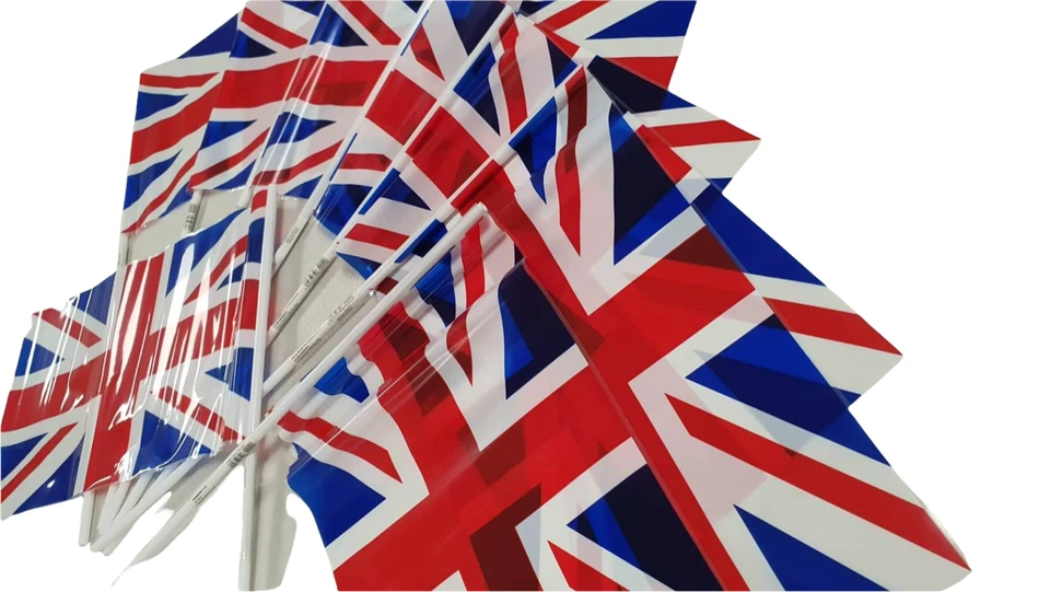CORONATION-VE DAY- CELEBRATION PARTY PACK includes hand flags, bunting, XL Flag - Image 2 of 4