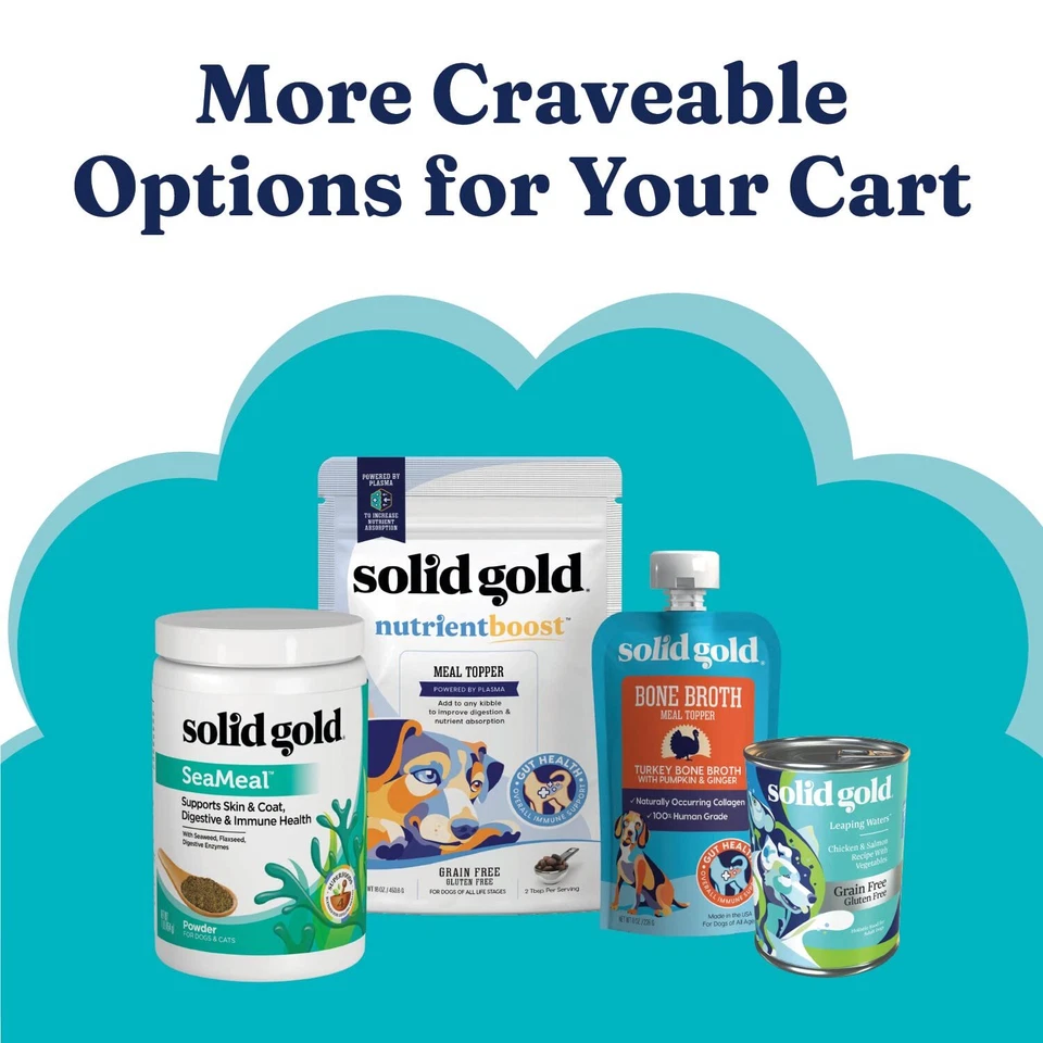 Solid Gold Dry Dog Food for Adult Senior Dogs Made with Oatmeal, Pearled Barley - Image 3 of 4