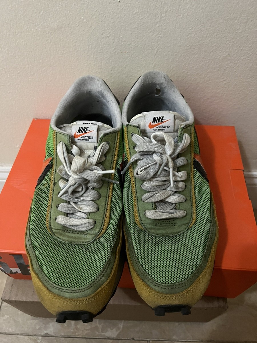 Nike LDWaffle x Sacai Green Gusto BV0073-300 Men's Shoes Size 9