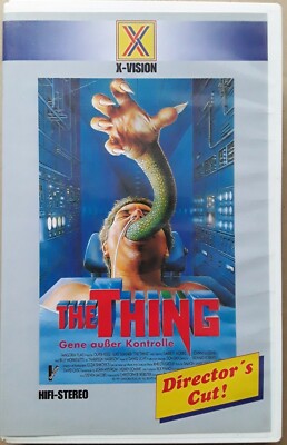 The Thing - Gene außer Kontrolle - VHS - (1992) Director's Cut X-Vision uncut