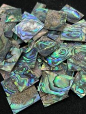 Green Paua Abalone Shell Blanks (1.55mm) for Guitar Inlay - Various Quantites