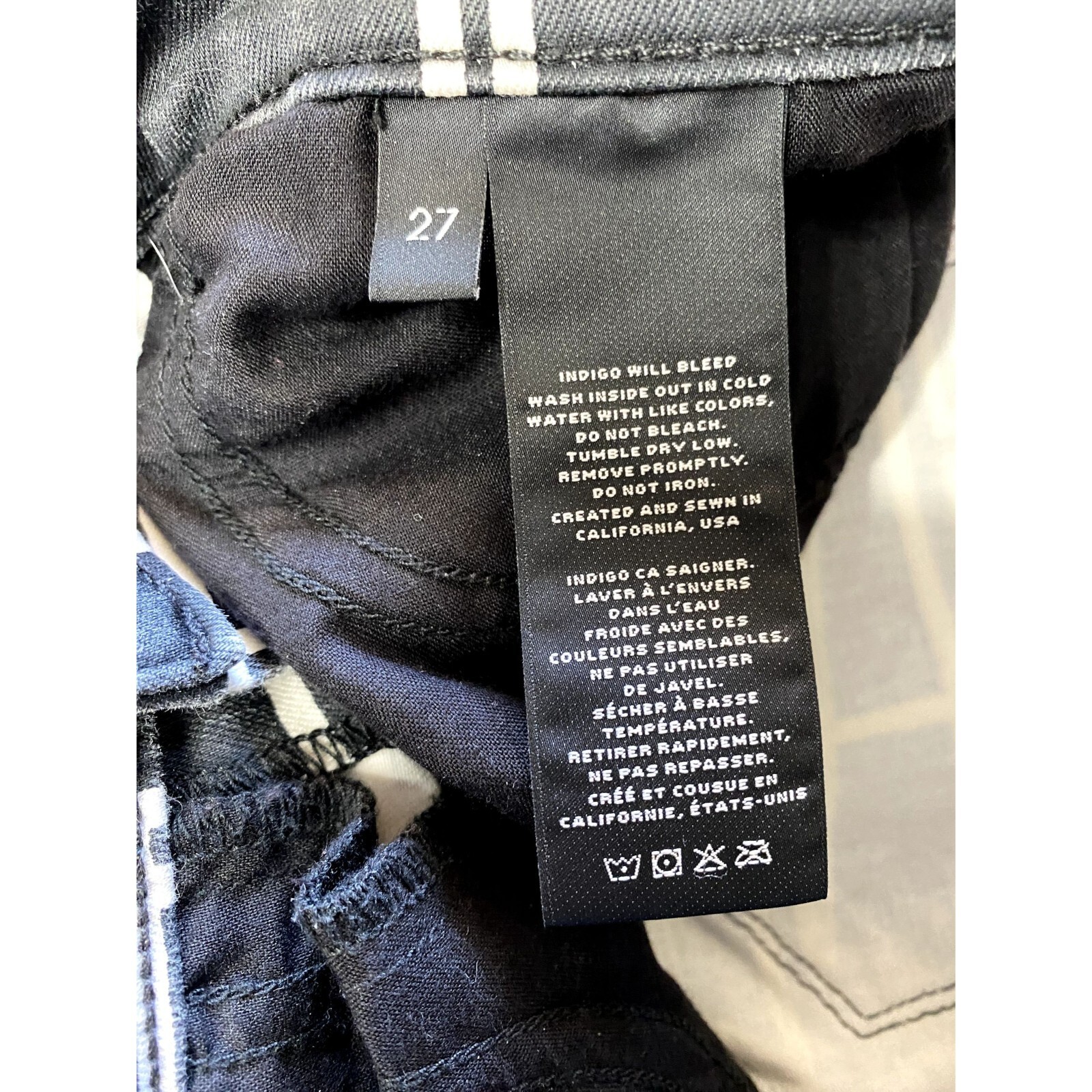 J Brand Atmoshere Black and White Skinny stretch jeans size 27 image 4