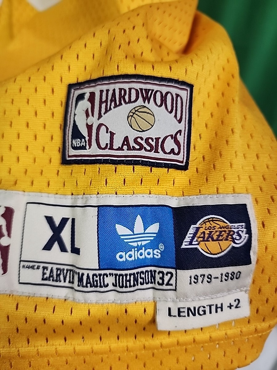 ウェア adidas LA Lakers Johnson #32 LA Lakers Men's Adidas 1979-1980 Magic Johnson #32 Swingman