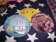 3 CELEBRATE THE CENTURY USPS flash cards Secretariat, Bicentennial & Smiley Face
