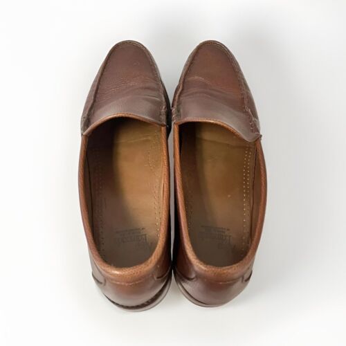 Allen Edmonds Herren Braun Kiesel Leder Sanibel Slipper Halbschuhe Größe 13 B - Bild 6 von 7