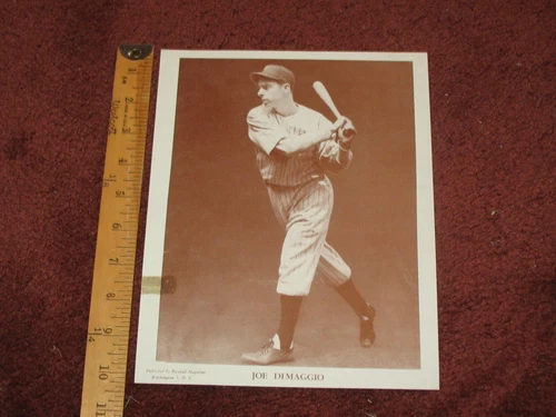 1936 M114 JOE DIMAGGIO ~10 X 8 ~New York Yankees Hofer ~Conlon! Fair
