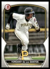 2023 Bowman Yordany De Los Santos BP-121 Prospects   Pittsburgh Pirates