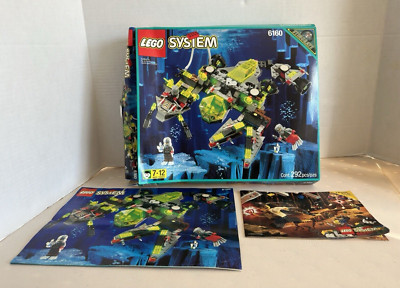 Lego System 6160 Aquazone Sea Scorpion Stingrays 1998 - Box and Manual Only