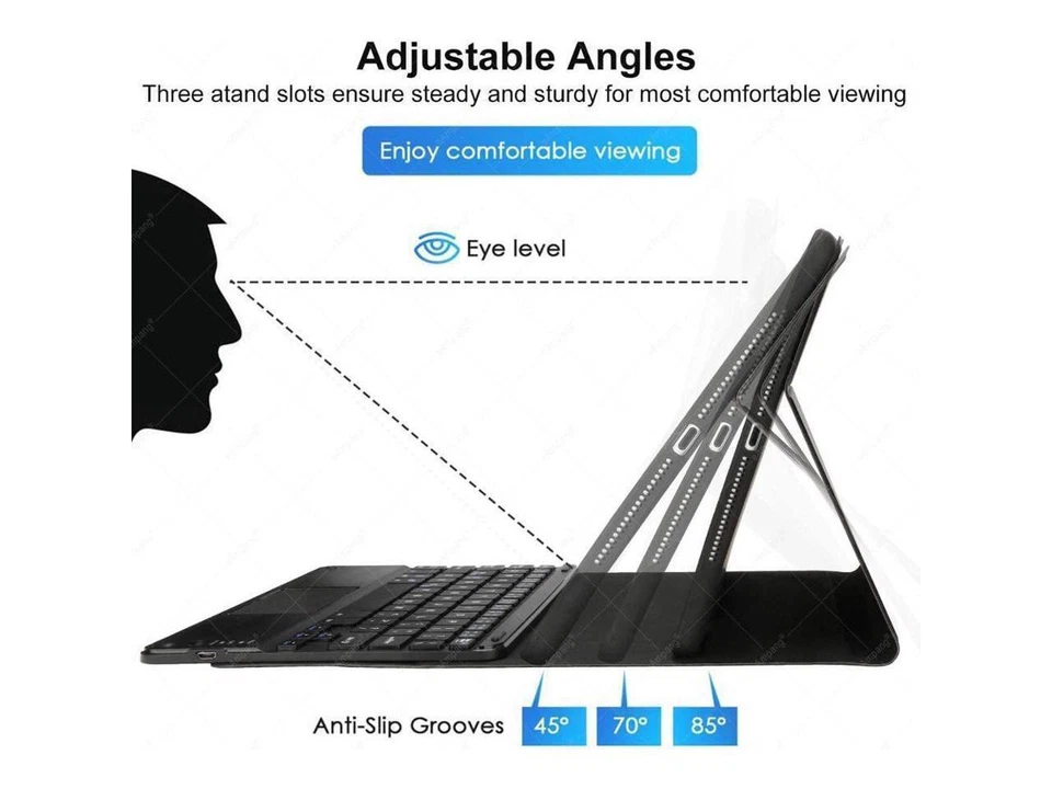 Keyboard Case For iPad Pro 12.9 inch 2015 2017 2nd 1st Generation with Trackpad - Image 3 of 4