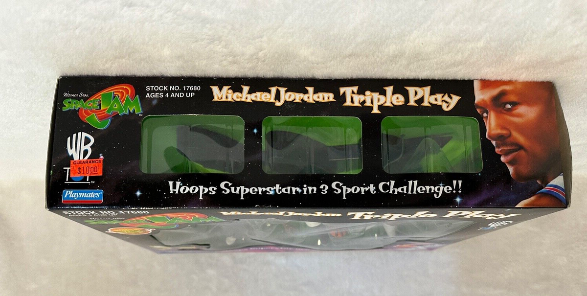 Michael Jordan Triple Play Space Jam Warner Bros WB Stock No