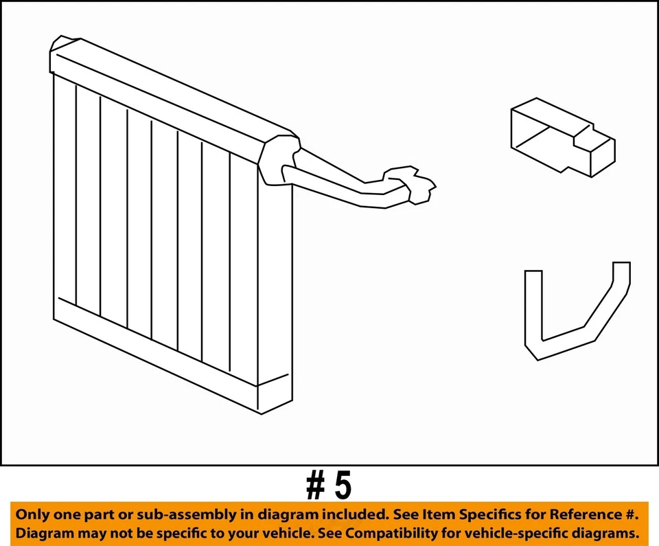Núcleo evaporador de aire acondicionado usado se adapta a: Acura Tsx 2010 grado A Foto 4 de 4