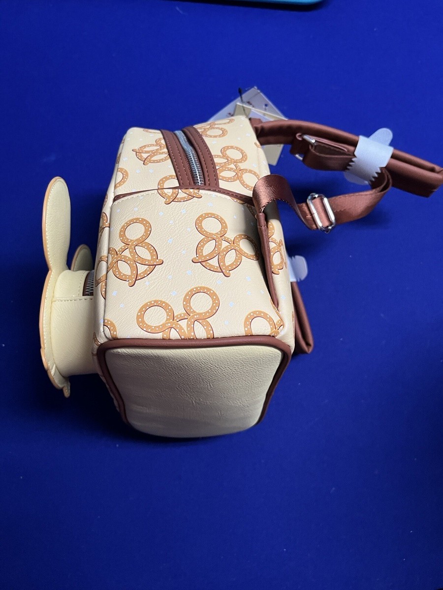 Loungefly Disney Parks Mickey Mouse Pretzel Mini Backpack  display picture 1