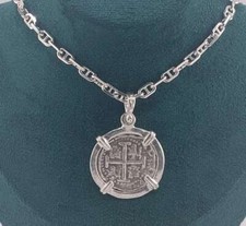 NUESTRA SENORA DE ATOCHA SOLID SILVER COIN PE...
