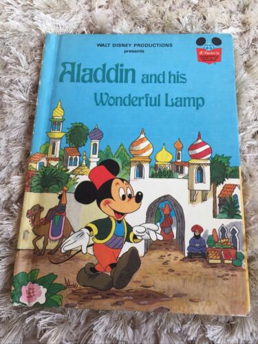 Lámpara Aladdin and His Wonderful de Walt Disney primera edición 1978 - Imagen 1 de 11