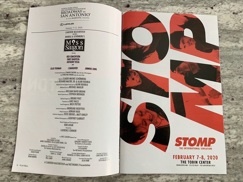 Playbill Miss Saigon Majestic Theater San Antonio TX - Imagen 2 de 4