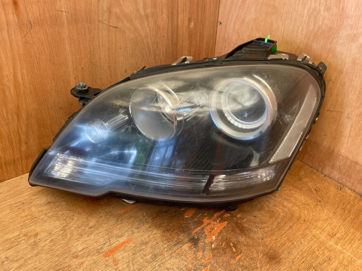 Mercedes ML W164 Xenon Passenger Left Headlight 2009-2011 Black 