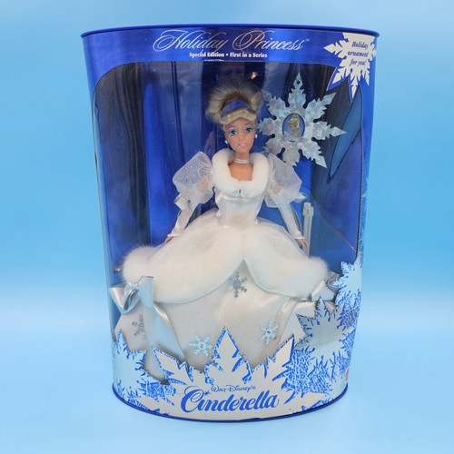 Vintage 1996 Disney Cinderella Holiday Princess Barbie Puppe #16090