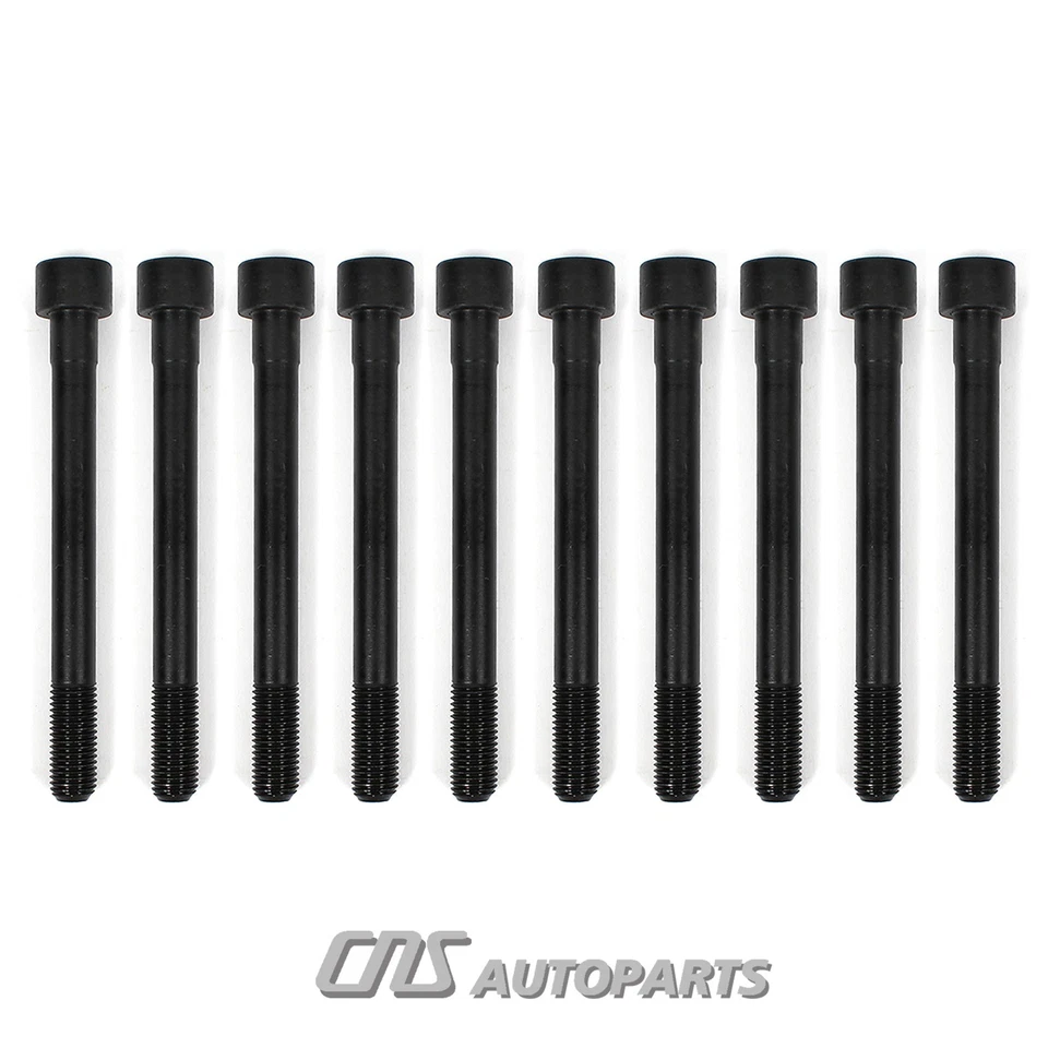 90-94 Mitsubishi Eclipse 1.8L Dodge Plymouth Laser Cylinder Head Bolts Set 4G37 Foto 3 de 3