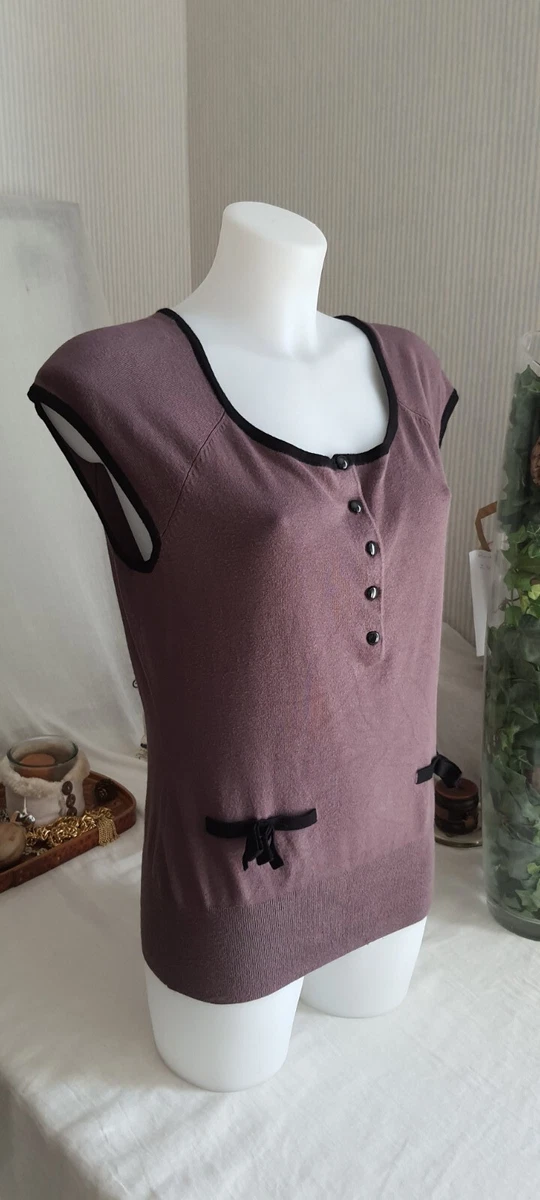 Veste / Gilet H&M Pour Femme - Taille 36/38 - Noire - Occasion En Très Bon état