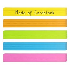Colored Sentence Strips Cardstock Pack of 100 3  x 24  Rainbow Color Word Lea...