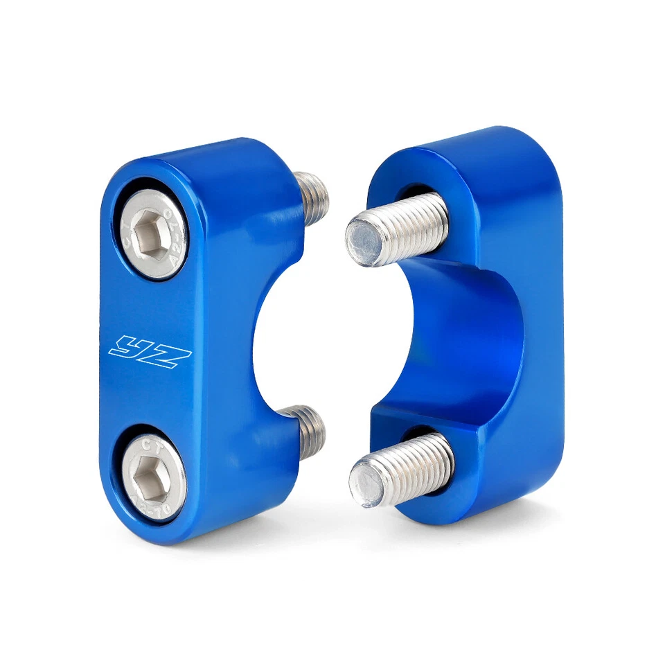 Abrazaderas de montaje de manillar de motocicleta elevadoras para YAMAHA YZ 250/125/85/80 nuevas Foto 4 de 4