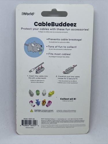 Paquete de 2 Protectores de Cable Telefónico/Cable iWorld Buddeez - Imagen 3 de 12