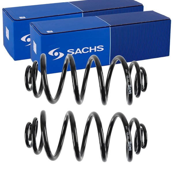 2X Sachs Fahrwerksfedern Hinten Passend FÜR Chevrolet Cruze Opel Astra-image
