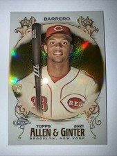 2021 Topps Chrome Allen & Ginter Jose Barrero Gold Foil /50
