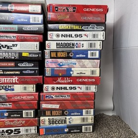 Sega Genesis Game Lot Of 45 Tested