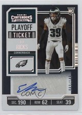 2023 Panini Contenders Rookie Playoff Ticket 83/149 Eli Ricks #233 Auto 16wc