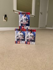 LOT OF 3: 2026 Topps Chrome Baseball Blaster Boxes - Factory Sealed