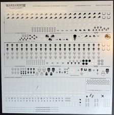 Horus Heresy Salamanders Iron Warriors Transfer Sheet Decal Warhammer 30k - x1 