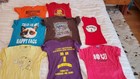 8 pc lot Funny Sarcastic shirts tops t shirts sz 8-10  10-12 b2 — photo 1