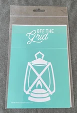 NEW “Off The Grid” Chalk Couture Chalk Transfer Stencil Size A RETIRED