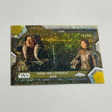 Ahsoka Tano Sabine Wren Gold Refractor Speckle /50 Star Wars 2025 Topps Chrome
