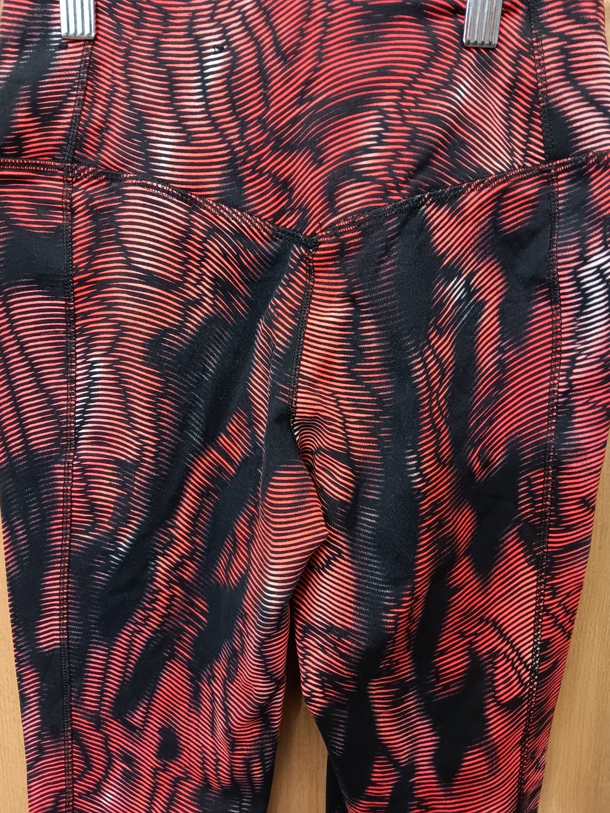 Nike Legging Pants Extra Medium Adult  Red Swoosh Logo Gym Womens XS thumbnail 8