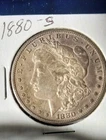 1880-S $1 MORGAN SILVER DOLLAR, Circulated in VF Condition, 90% Silver Content