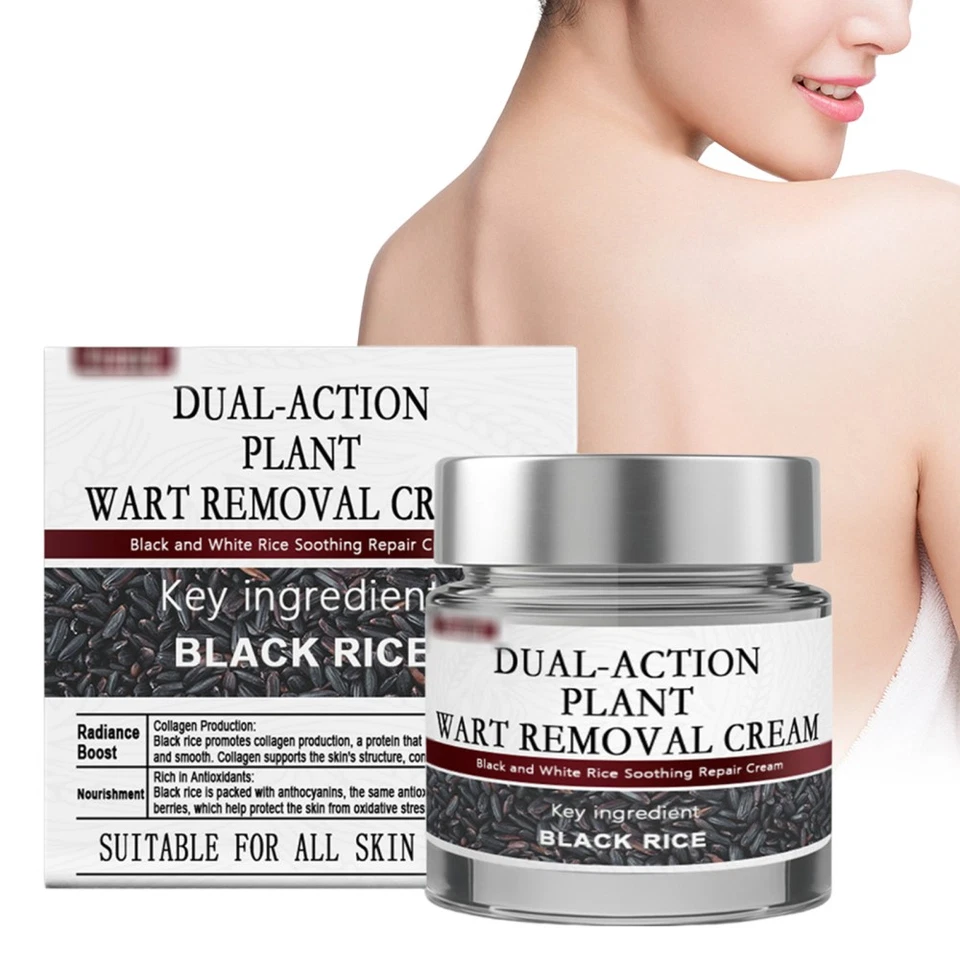 Dual-Action Black Rice Wart Remover Cream Skin Spot Repair Wart Treatment Tag - image 2 of 4