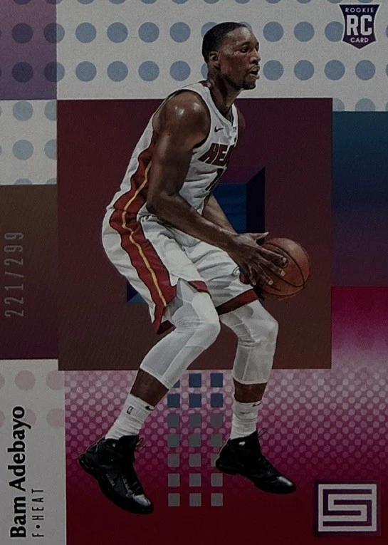 Bam Adebayo Rookie PSA 10 -2017 Panini Status Red /299 -Cracked Top Edge Of Slab - Image 4 of 4