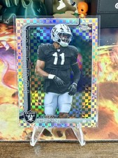 2025 Topps Chrome Geometric  Xfractor Jeremy Chinn Raiders