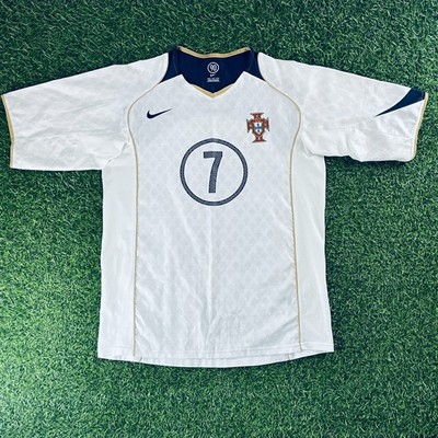 Luis Figo 2004 Portugal Official Away Jersey Shirt Kit – US M